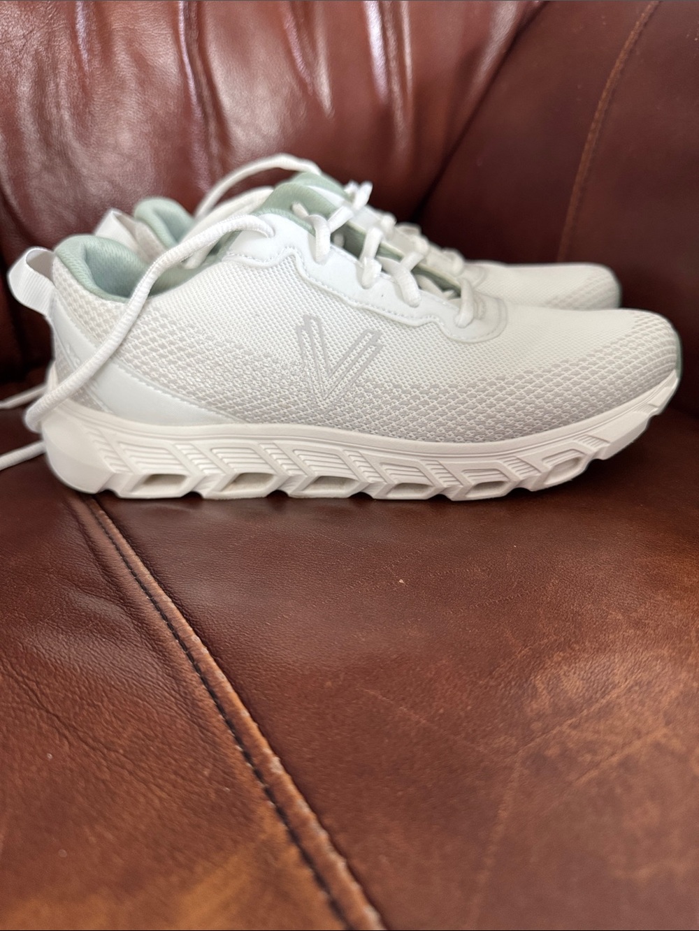 Lightweight White Women’s Athletic Sneakers by - Picture 1 of 3